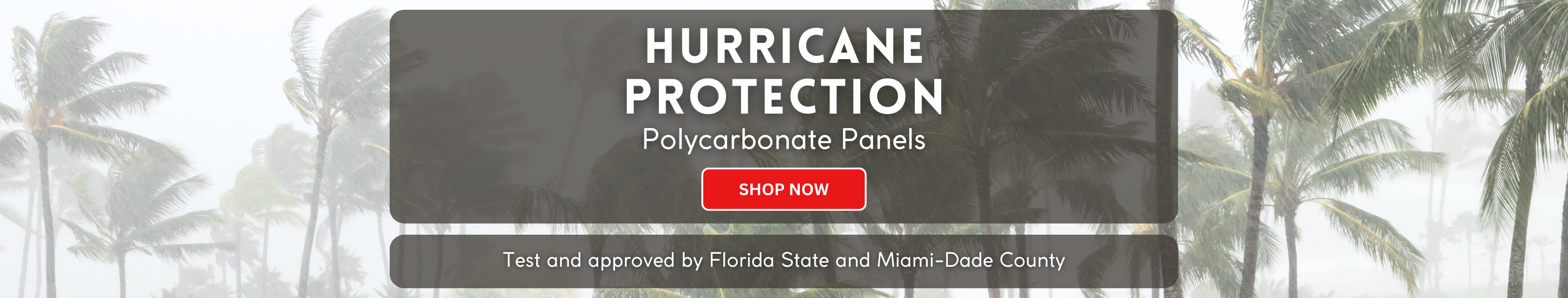 Hurricane Protection Polycarbonate Sheets- Shop Now!