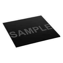 Sample Black Acrylic Sheet - Cast