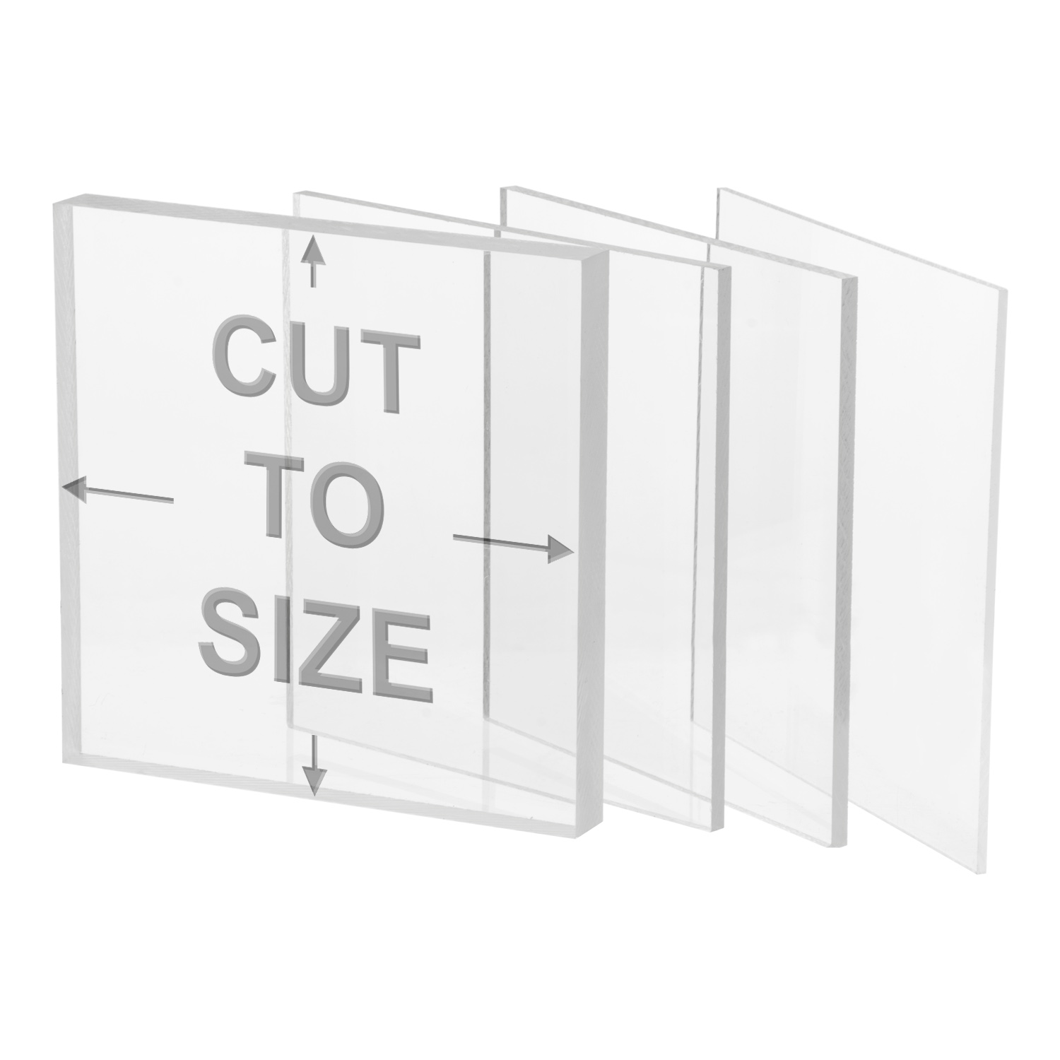 1/4-Thick x 35 7/8-Long Clear Extruded Square Acrylic Rod
