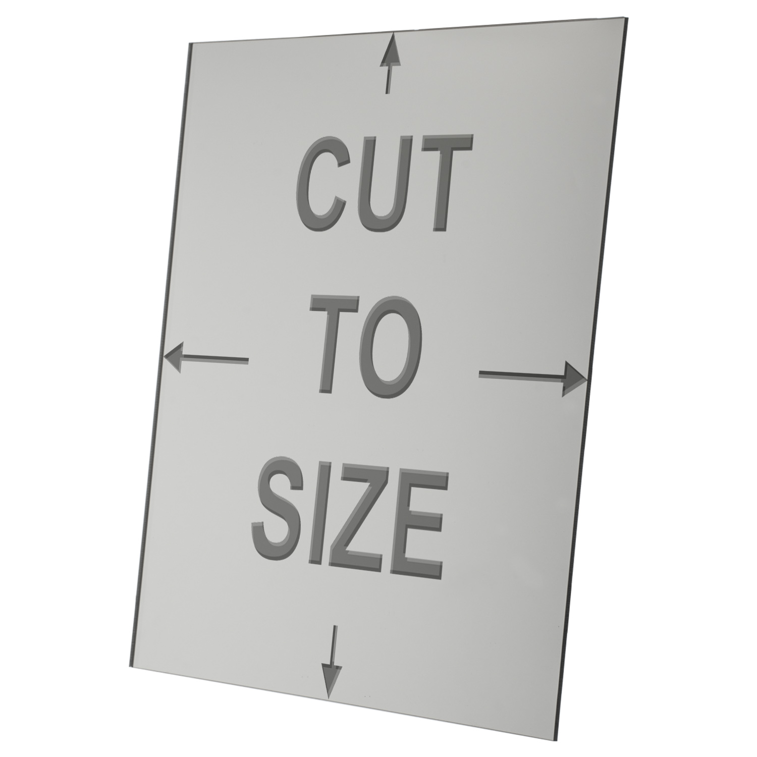 Two Way Acrylic Mirror Sheet, Cut To Size, 3MM