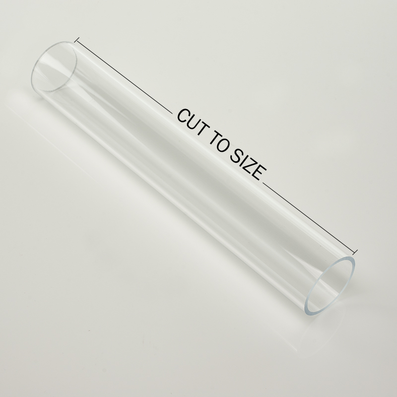Clear Plastic Tubes - 1 1/2 x 8 3/4