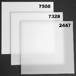 2447, 7328, and 7508 White Acrylic Sheets - Cast