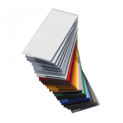 OPTIX 0.118-in T x 36-in W x 72-in L Clear Acrylic Sheet in the  Polycarbonate & Acrylic Sheets department at